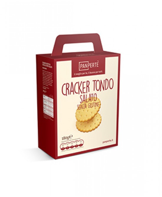 Panpertè Cracker Tondo Salato Senza Glutine 180g