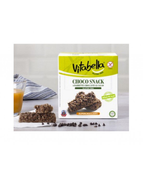Vitabella Choco Snack Barrette Ai Cereali Senza Glutine 6 Pezzi 120g