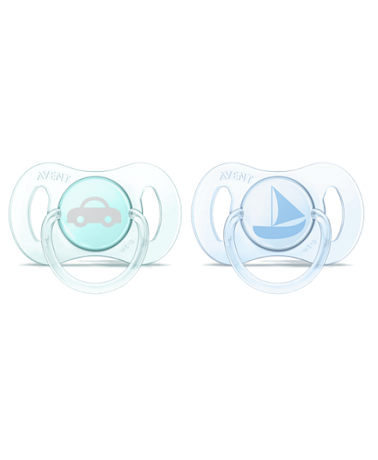 Philips Avent Coppia Succhietti Mini Maschietto 0-3 Mesi Philips Avent Coppia Succhietti Mini Maschietto 0-3 Mesi