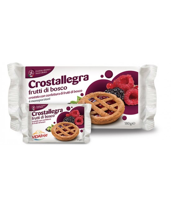 Vidafree Crostallegra Frutti Di Bosco Senza Glutine 180g