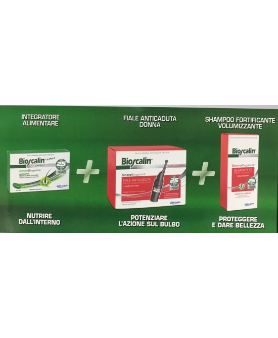 Bioscalin SincroBiogenina Compresse + Fiale + Shampoo