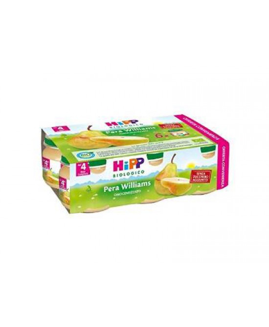 Hipp Omogeneizzato Pera Williams Multipack 6x80g