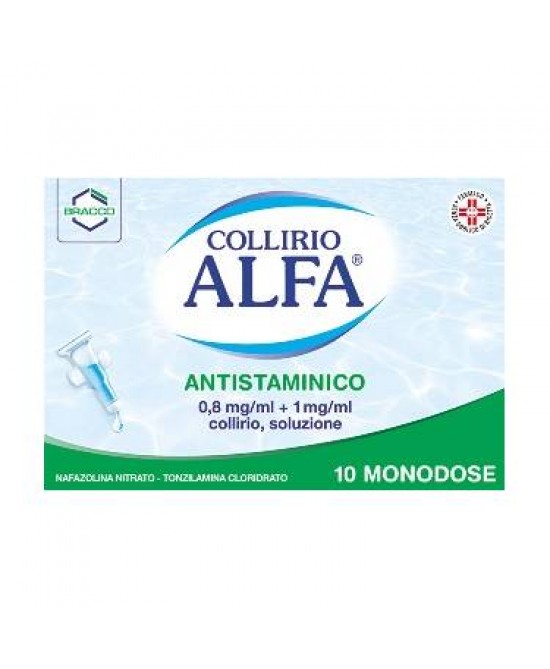 Bracco Collirio Alfa 10ml Con Contagocce 0,3ml