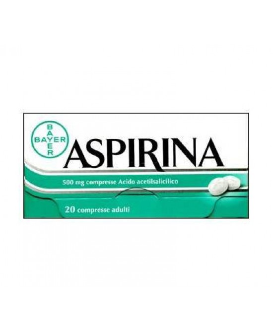 Aspirina Adulti 500mg Compresse 20 Compresse-004763037