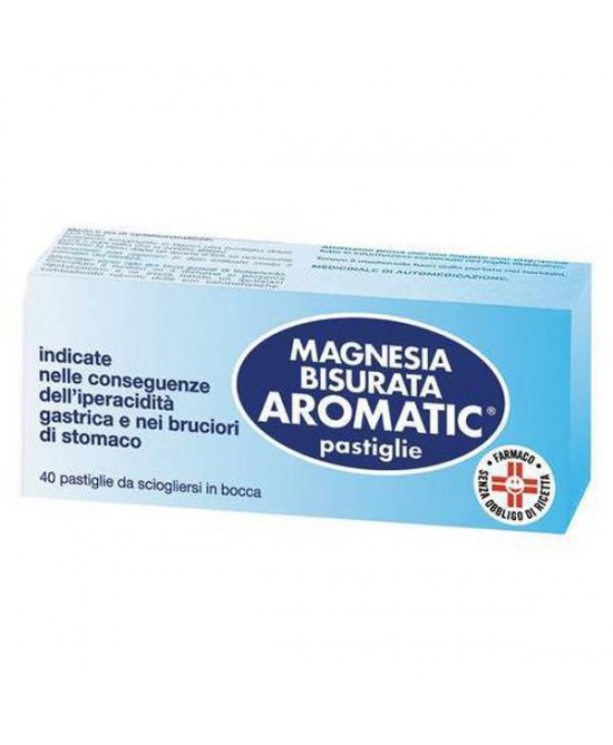 MAGNESIA BISURATA AROM*40CPR - farmafuturo.it