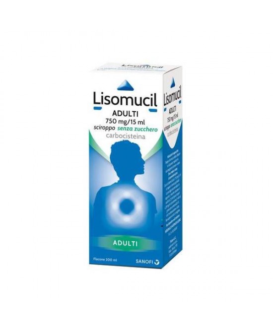 Lisomucil Tosse Mucolitico Senza Zucchero 750 mg/15 ml Sciroppo Adulti 200 ml miglior prezzo Lisomucil Tosse Mucolitico Senza Zucchero 750 mg/15 ml Sciroppo Adulti 200 ml offerta