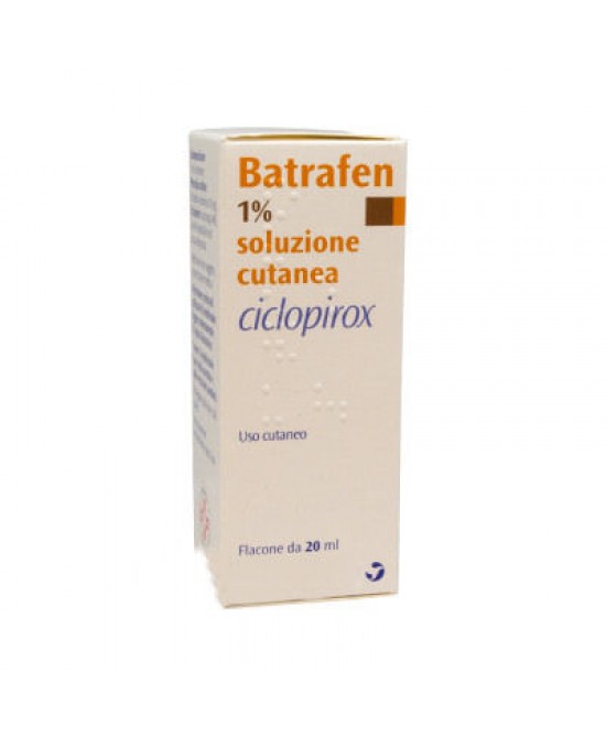 Batrafen Soluzione Cutanea 1% Ciclopirox olamina 20 ml miglior prezzo Batrafen Soluzione Cutanea 1% Ciclopirox olamina 20 ml offerta