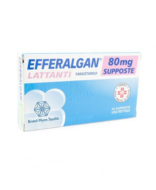 Efferalgan Lattanti 80 mg Paracetamolo 10 Supposte miglior prezzo Efferalgan Lattanti 80 mg Paracetamolo 10 Supposte offerta