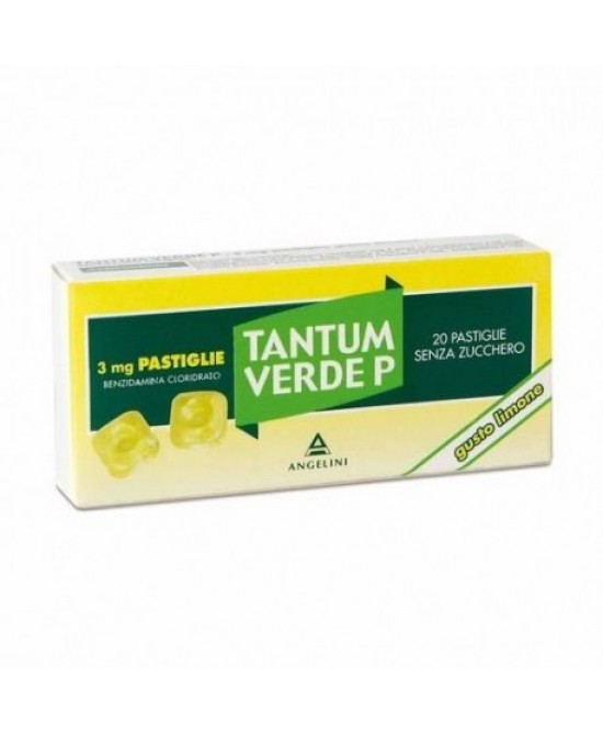 Tantum Verde P 3 mg - 20 pastiglie Gusto Limone miglior prezzo Tantum Verde P 3 mg - 20 pastiglie Gusto Limone offerta