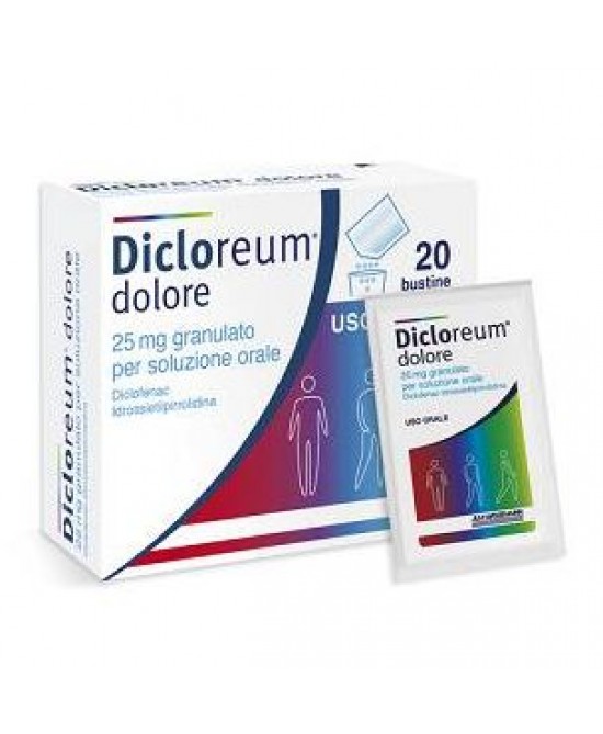 Dicloreum Dolore 25mg Granulato 20 Bustine