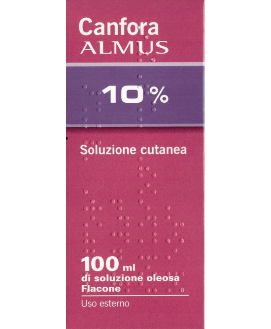 Canfora ALMUS 10% Soluzione Cutanea Oleosa 100ml