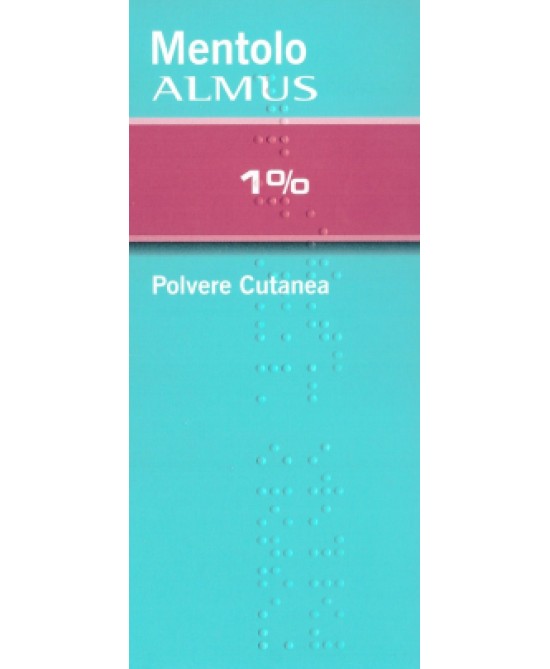 Mentolo ALMUS 1% Polvere Cutanea 100g