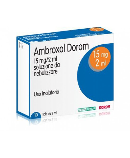 Ambroxol Dorom 15mg Soluzione Da Nebulizzare 10 Fiale Da 2ml