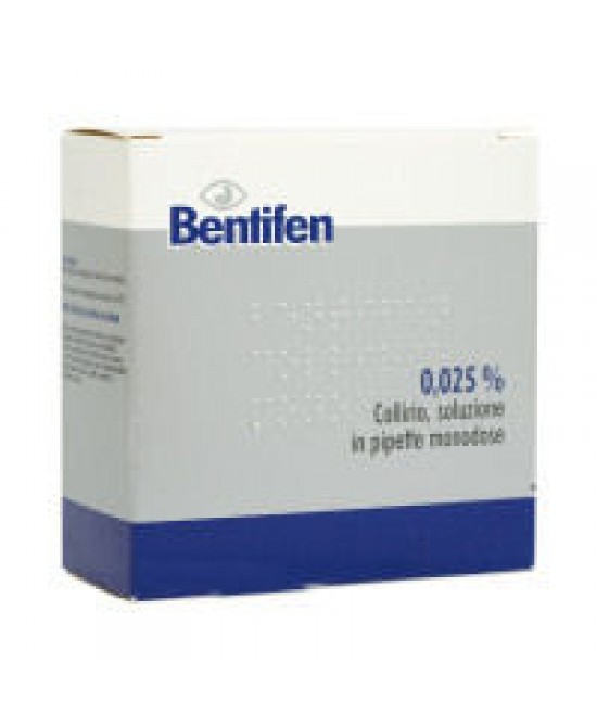Bentifen 0,025% Collirio 0,4ml 2 Flaconi