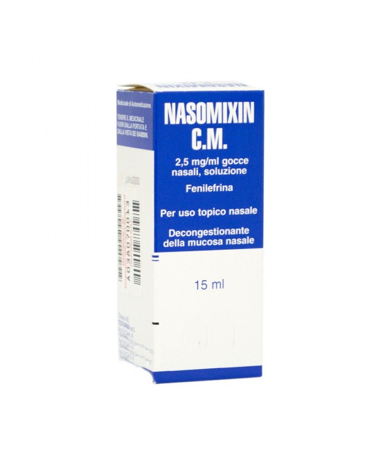 Nasomixin C.M. 2,5mg/ml Gocce Nasali 15ml