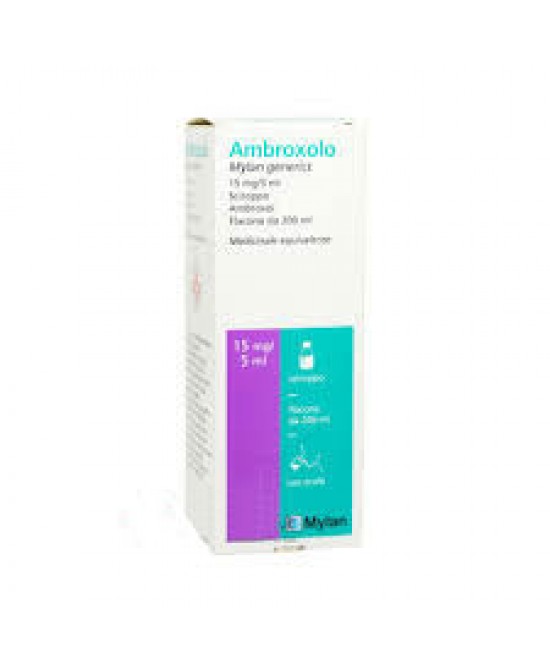 Ambroxolo Mylan 15 mg/5 ml Tosse Flacone 200 ml miglior prezzo Ambroxolo Mylan 15 mg/5 ml Tosse Flacone 200 ml offerta