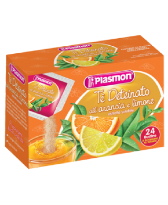 Plasmon Tisana Succo Di Arancia E Tè Deteinato Al Limone' 24 Bustine