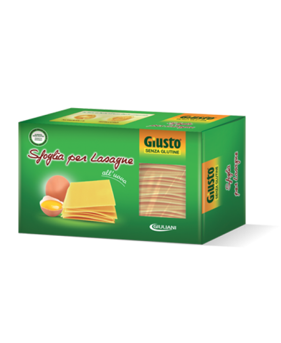 Giusto Sfoglie Per Lasagne All'Uovo Senza Glutine 250g