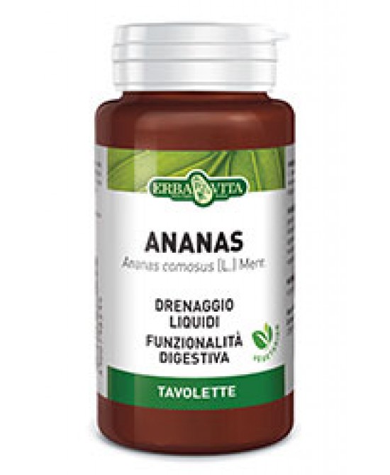 ErbaVita Tavolette Ananas Integratore Alimentare 125 Tavolette