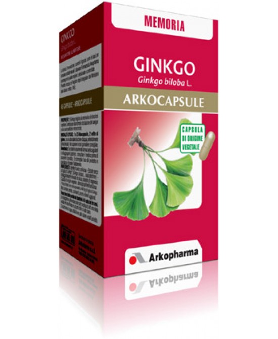 Arkopharma Ginkgo Arkocapsule Integratore Alimentare 90 Capsule