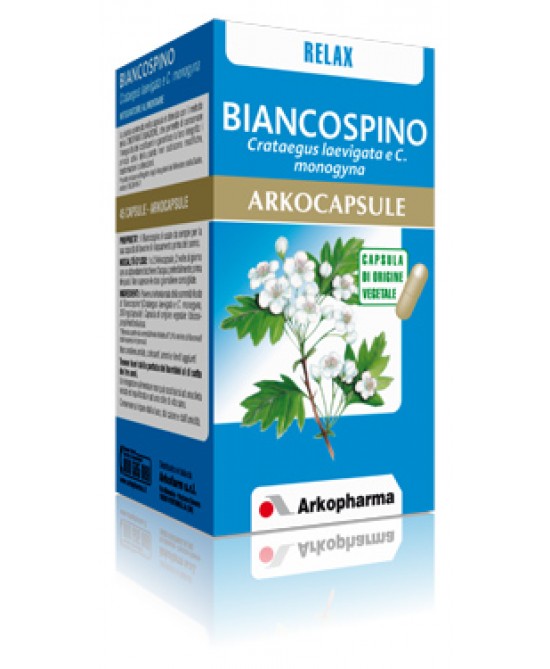 Arkopharma Biancospino Arkocapsule Integratore Alimentare 90 Capsule