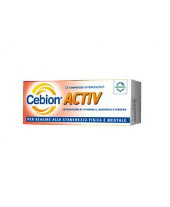 Cebion Activ Integratore Alimentare 12 Compresse Effervescenti