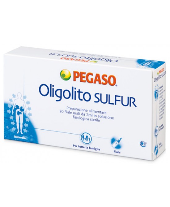 Pegaso Oligolito Sulfur Integratore 20 Fiale 2 ml miglior prezzo Pegaso Oligolito Sulfur Integratore 20 Fiale 2 ml offerta