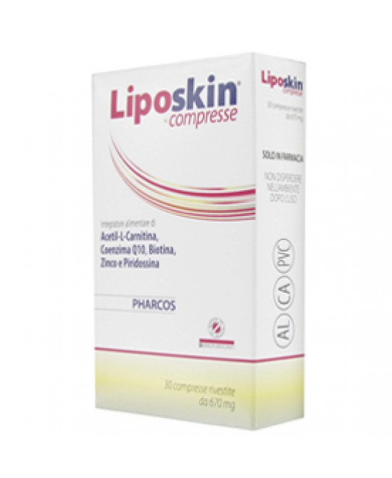 Pharcos Liposkin Integratore Carenze Nutrizionali 30 Compresse 670 mg miglior prezzo Pharcos Liposkin Integratore Carenze Nutrizionali 30 Compresse 670 mg offerta