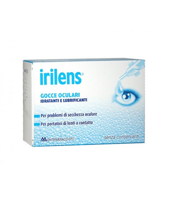 Montefarmaco Otc Irilens 0,4% Gocce Oculari Idratanti E Lubrificanti 15 Monodosi Da 0,5ml