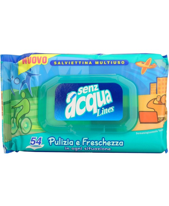 Lines Senzacqua Salviettine Monouso 54 Pezzi miglior prezzo Lines Senzacqua Salviettine Monouso 54 Pezzi offerta