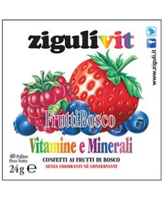 ZigulÃ¬vit Frutti Di Bosco 40 Confetti prezzi bassi