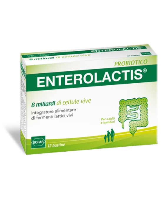 Sofar Enterolactis Integratore Alimentare 12 Bustine