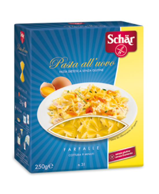 Schar Pasta Senza Glutine Farfalle All'Uovo 250g