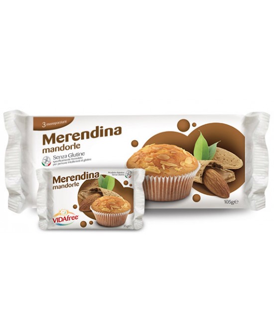 Vidafree Merendina Mandorle Senza Glutine 3x35g