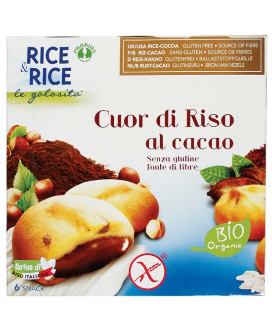 R&R CUOR DI RISO CACAO 6X33G prezzi bassi