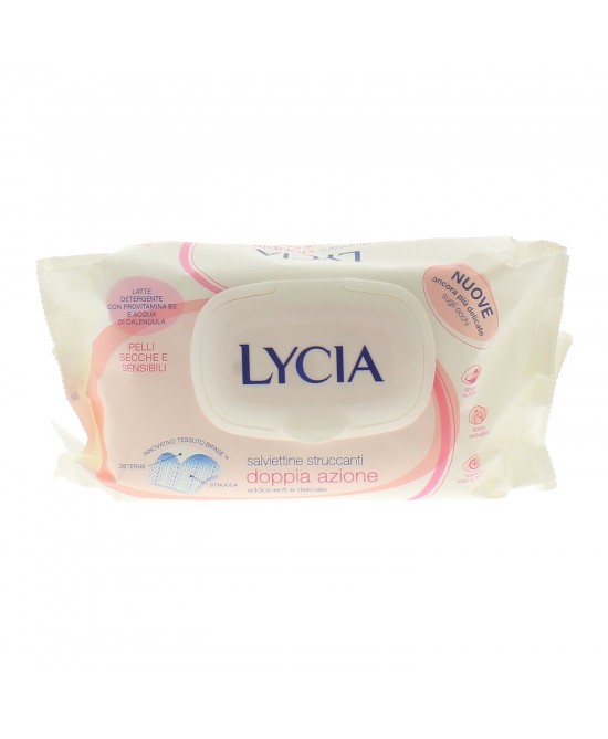 Lycia Salviette Struccanti Per Pelli Sensibili 64 Pezzi