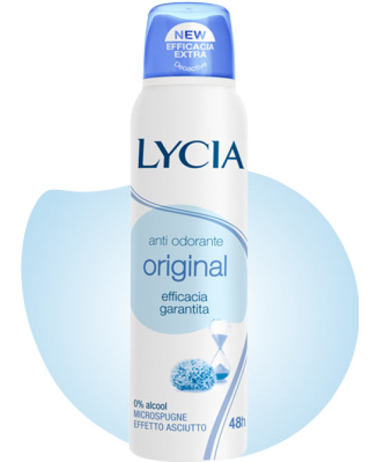 Lycia Spray Gas Antiodorante Profumazione Original 150ml