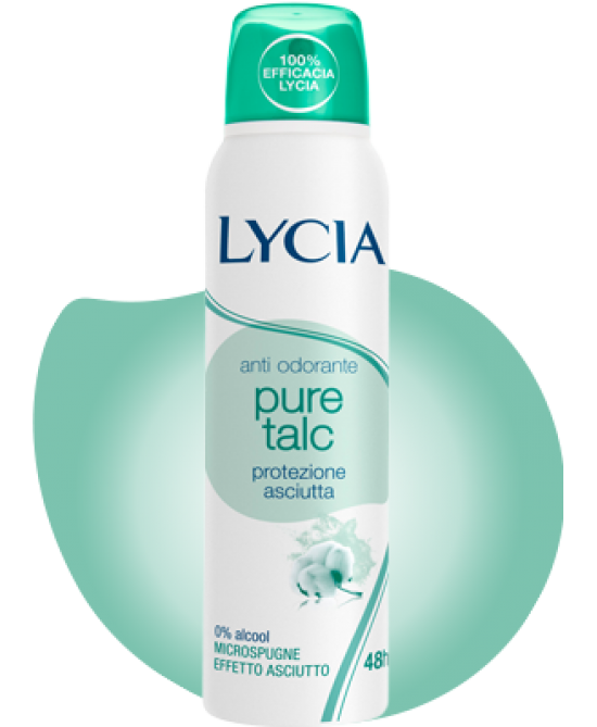 Lycia Spray Gas Antiodorante Pure Talc 150ml