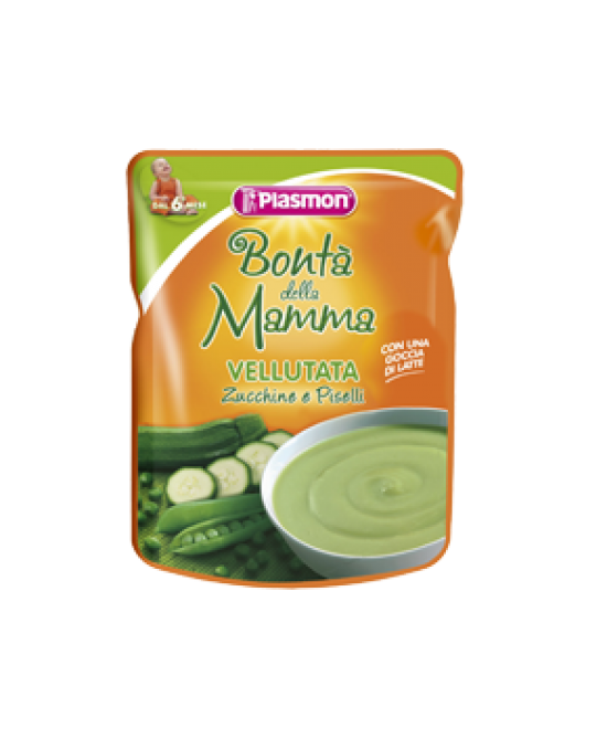 PLASMON POUCHES VELLUTATA DI ZUCCHINE E PISELLI 180 G
