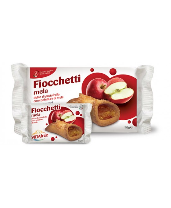 Vidafree Fiocchetti Mela Senza Glutine 3x30g