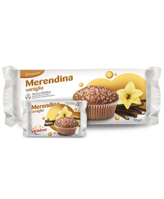 Vidafree Merendina Vaniglia Senza Glutine 3x35g