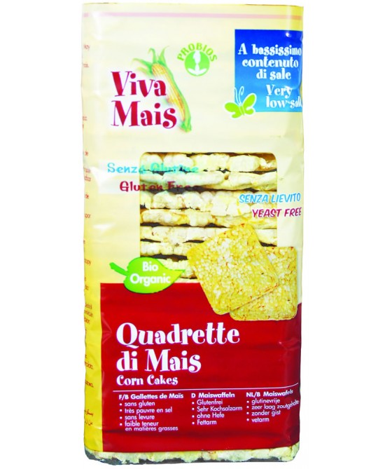 Viva Mais Quadrette Mais Senza Sale Biologiche 130g prezzi bassi