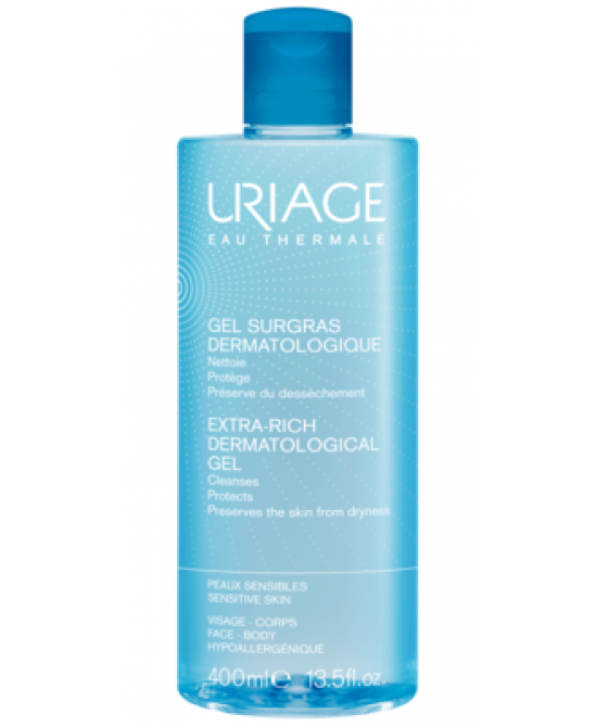 Uriage Surgras Gel Detergente Dermatologico Flacone 400ml