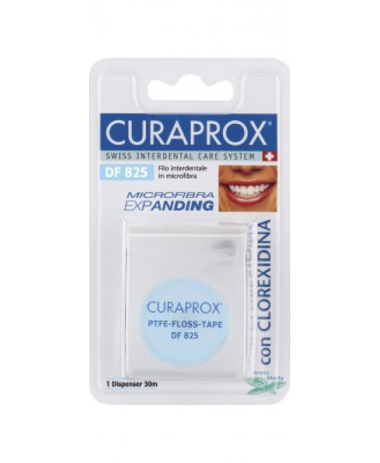 Curaprox DF 825 Floss Microfibra Expanding Filo Interdentale