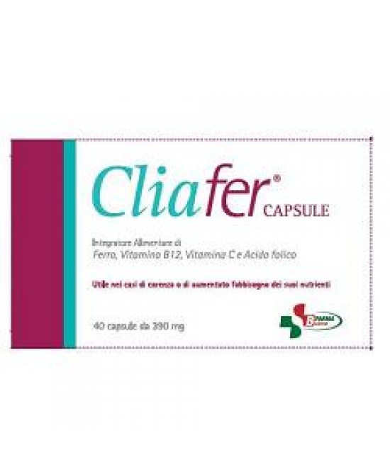 Cliafer Integartore 40 Capsule offerta