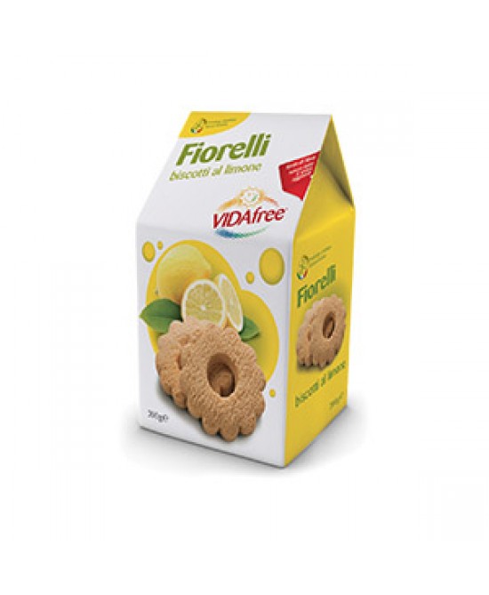 Vidafree Fiorelli Biscotti Al Limone Senza Glutine 200g