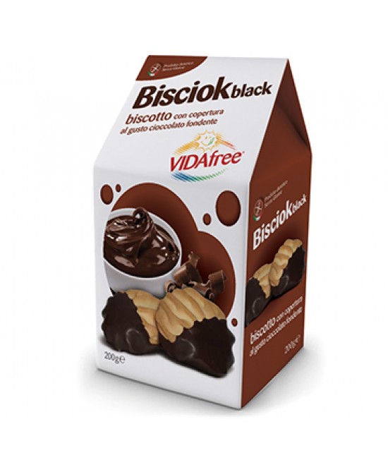 Vidafree Bisciok Black Biscotti Senza Glutine 200g