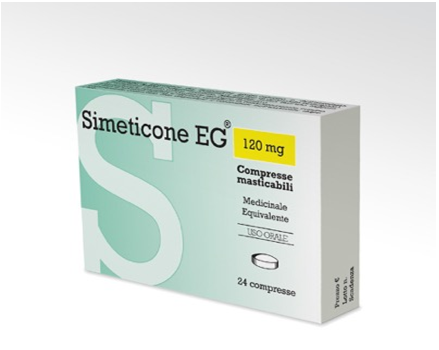 SIMETICONE EG*24CPR MAST 120MG