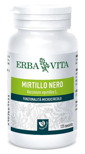 MIRTILLO BACCHE 125 TAVOLETTE 400 MG
