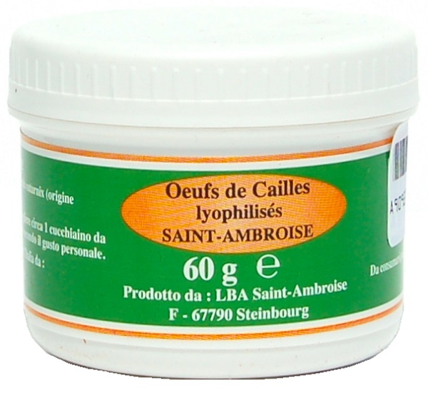 UOVA COTURNIX LIOFILIZZATO 60 G prezzi bassi